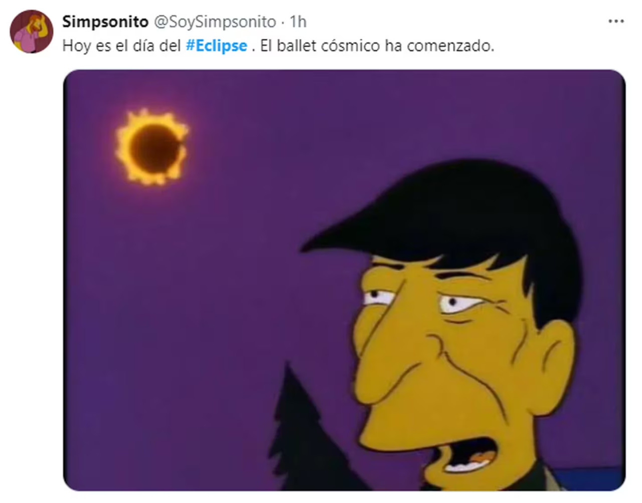 Memes sobre el eclipse solar. Foto: X.