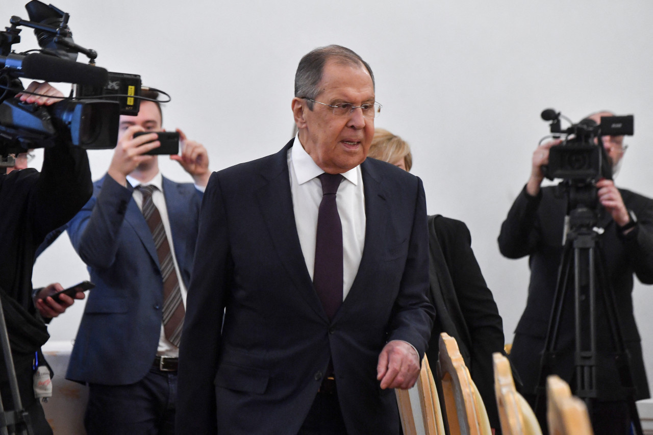 Serguéi Lavrov, ministro de Exteriores de Rusia. Foto: Reuters.