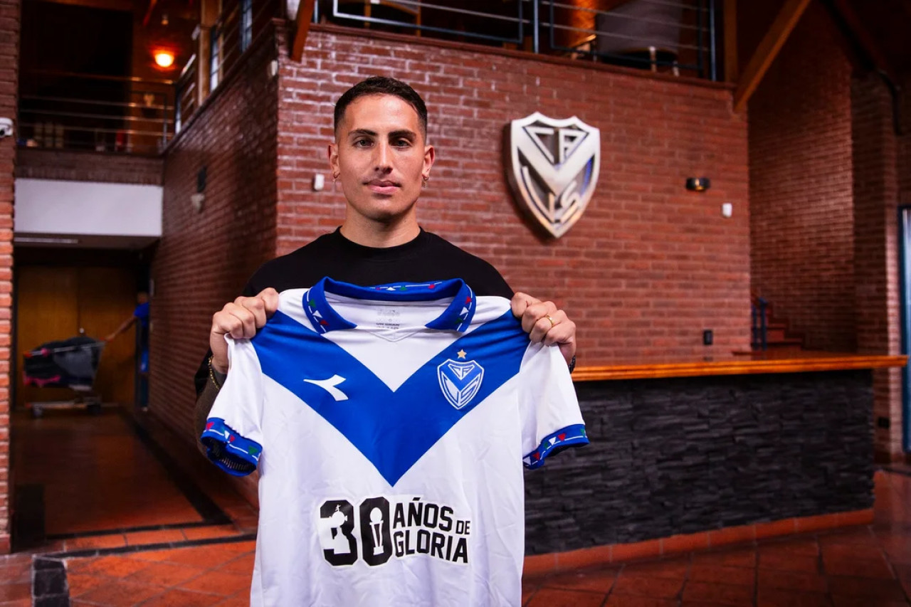 Braian Cufré, jugador de Vélez. Foto: NA