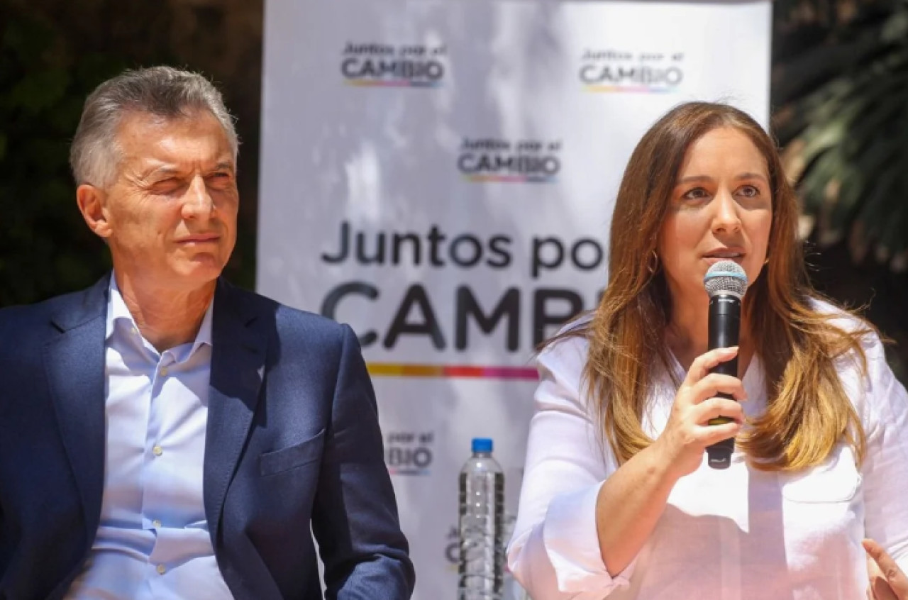 Mauricio Macri y María Eugenia Vidal. Foto: NA