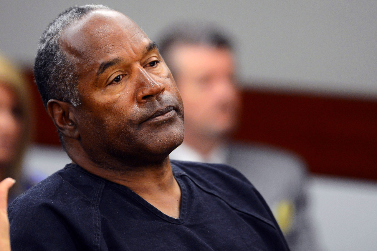 O.J. Simpson durante una audiencia en Las Vegas. Foto: Reuters.