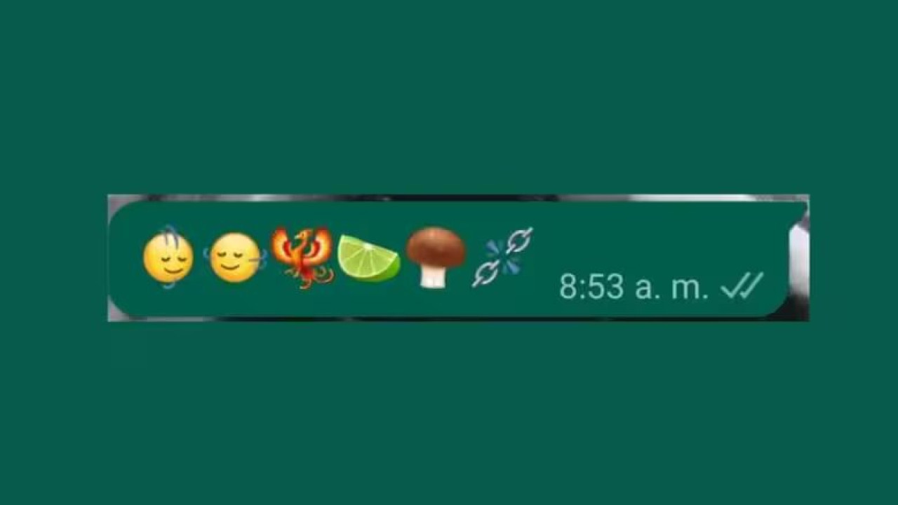 Emojis nuevos en WhatsApp. Foto: captura.