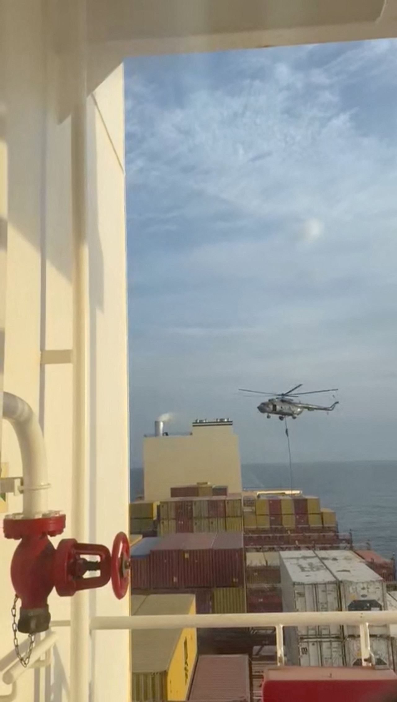 Irán incauta un barco en el golfo Pérsico. Foto: Reuters.