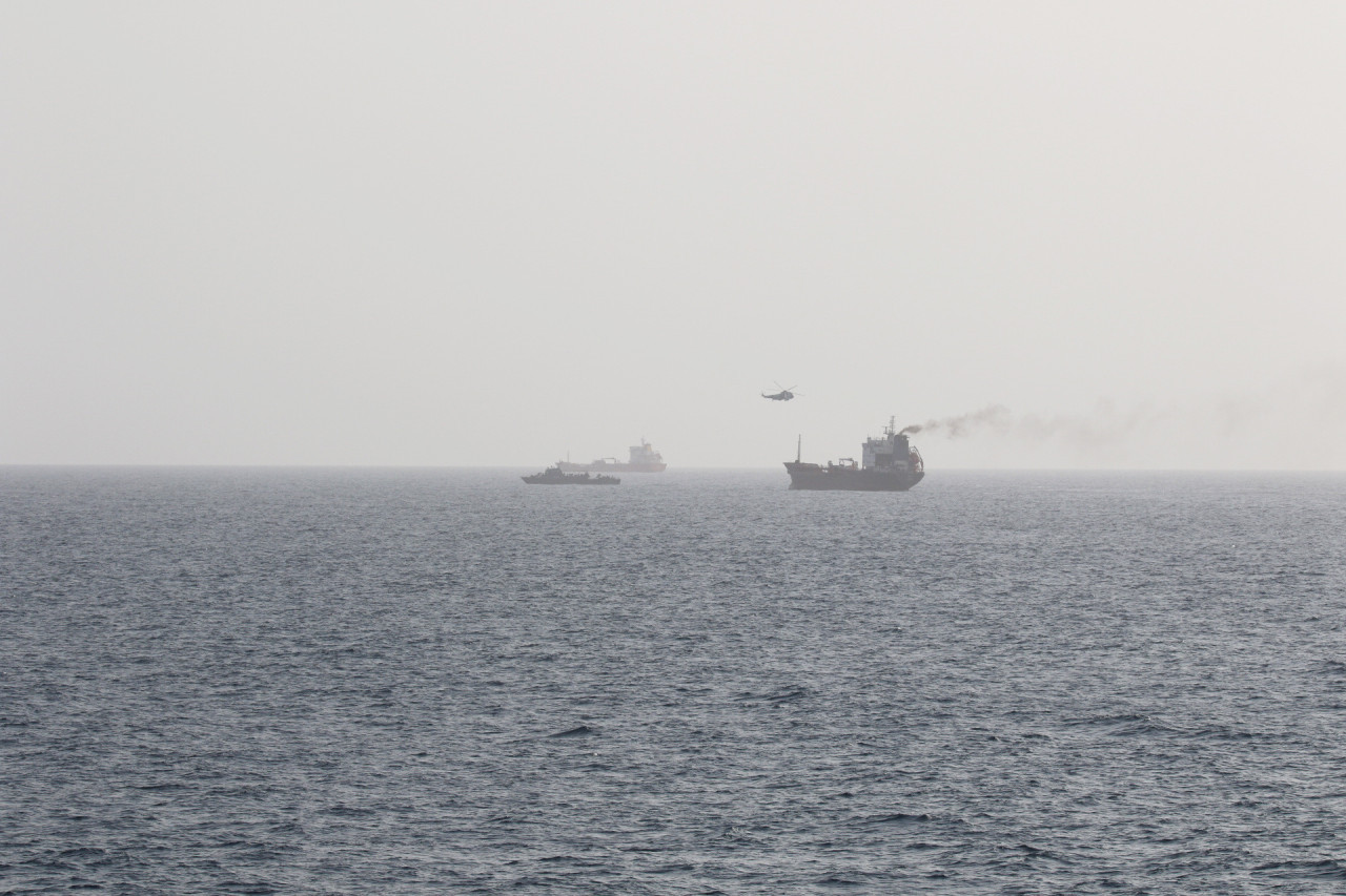 Irán incauta un barco en el golfo Pérsico. Foto: Reuters.