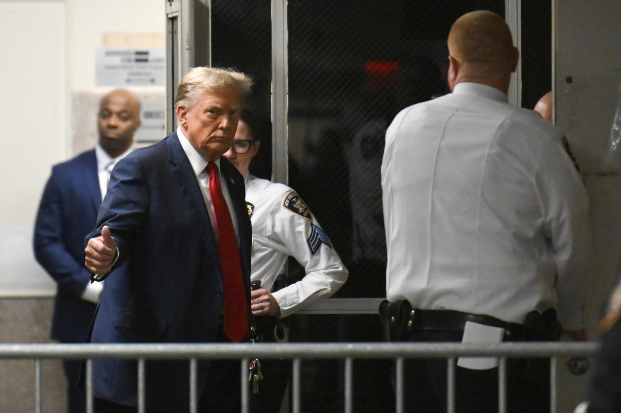 Juicio a Donald Trump en Manhattan. Foto: EFE.