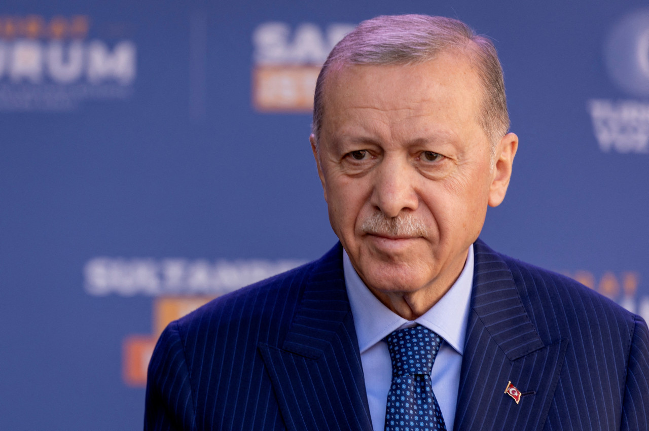 Recep Tayyip Erdogan, presidente de Turquía. Foto: REUTERS.