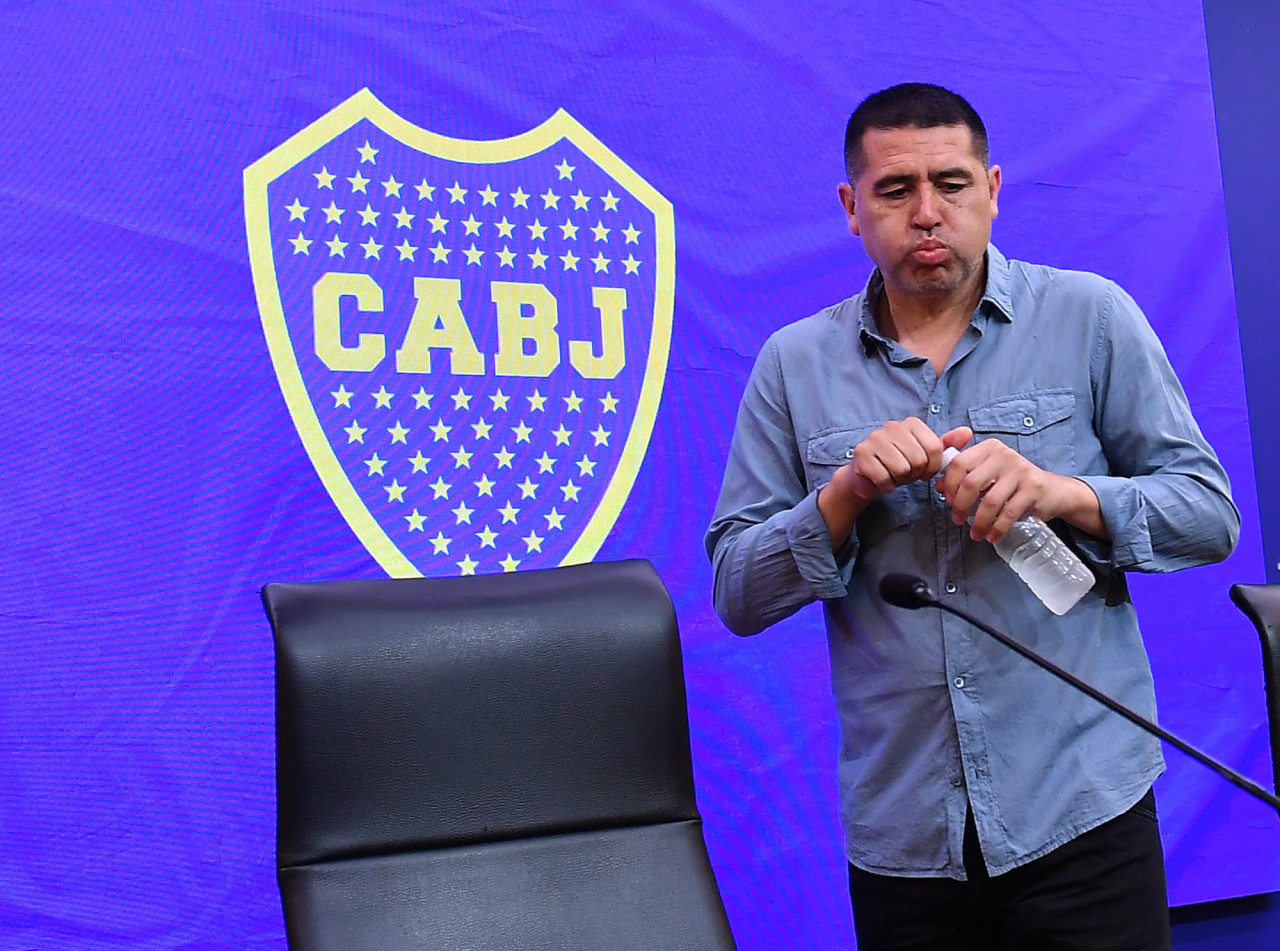 Juan Román Riquelme, Boca. Foto: NA