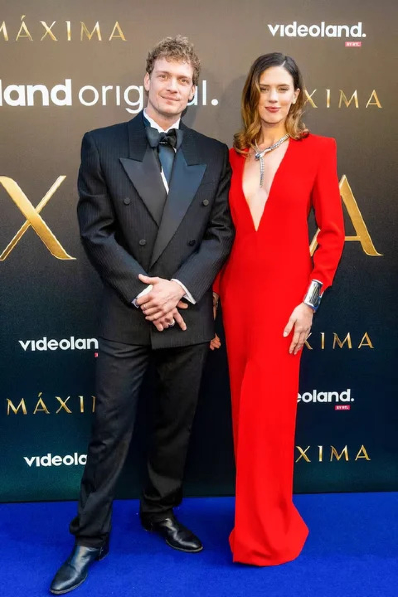 Delfina Chaves en la avant premiere de la serie “Máxima”. Foto NA.