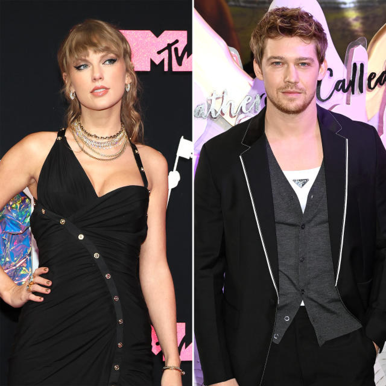 Joe Alwyn y Taylor Swift. Foto: X