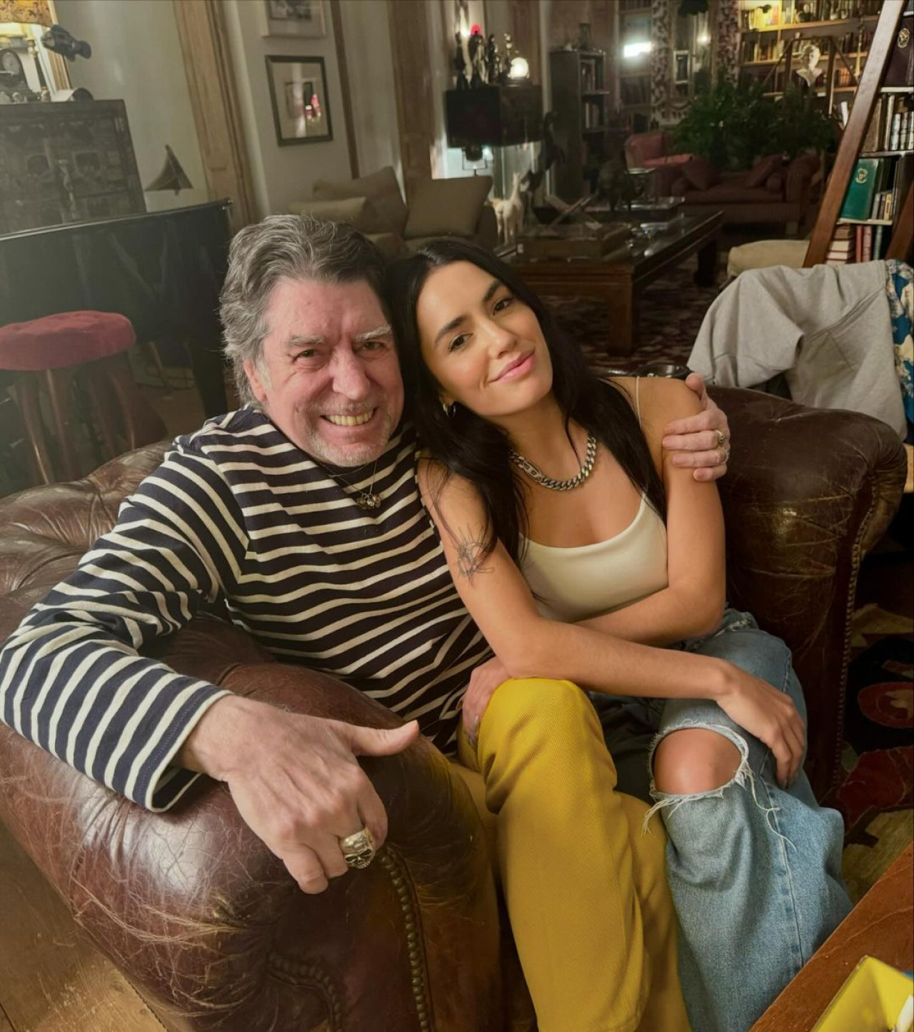 Lali Esposito y Joaquín Sabina. Foto Instagram.