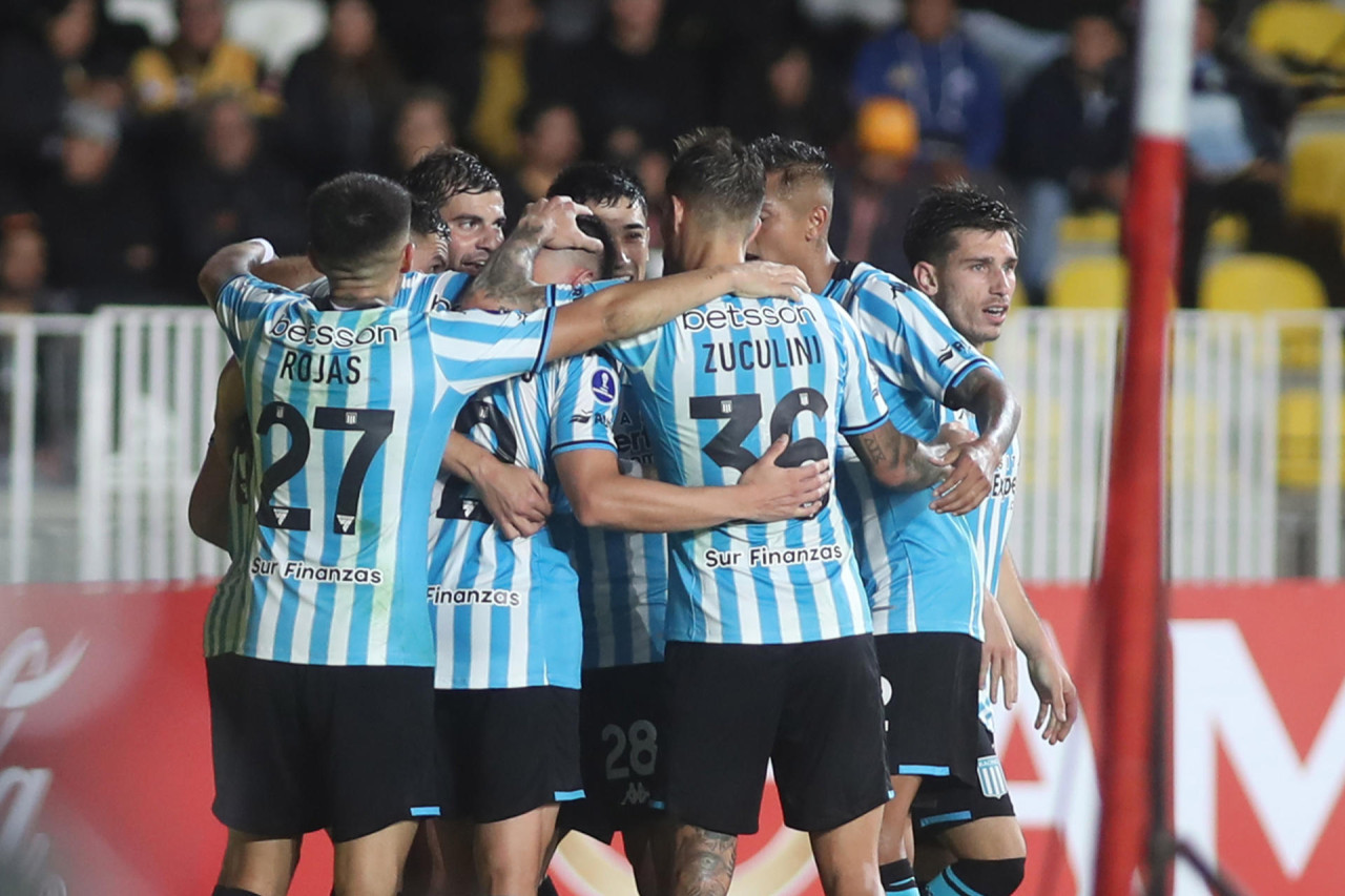 Copa Sudamericana, Coquimbo vs. Racing. Foto: EFE.