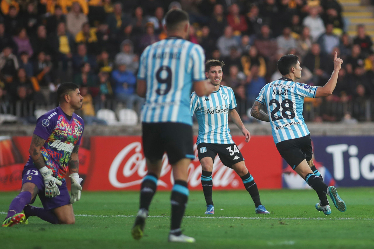 Copa Sudamericana, Coquimbo vs. Racing. Foto: EFE.