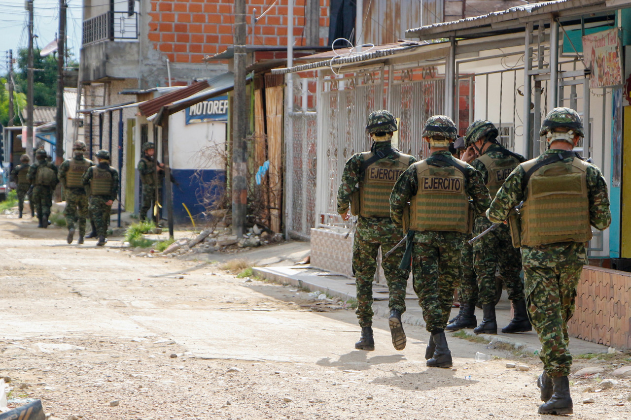 Ejército colombiano. Foto: EFE