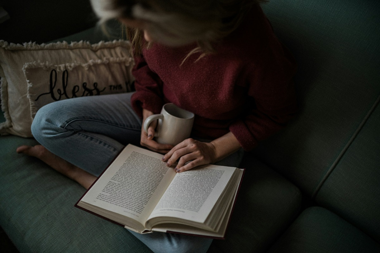 Lectura; libros; sueño. Foto: Unsplash.