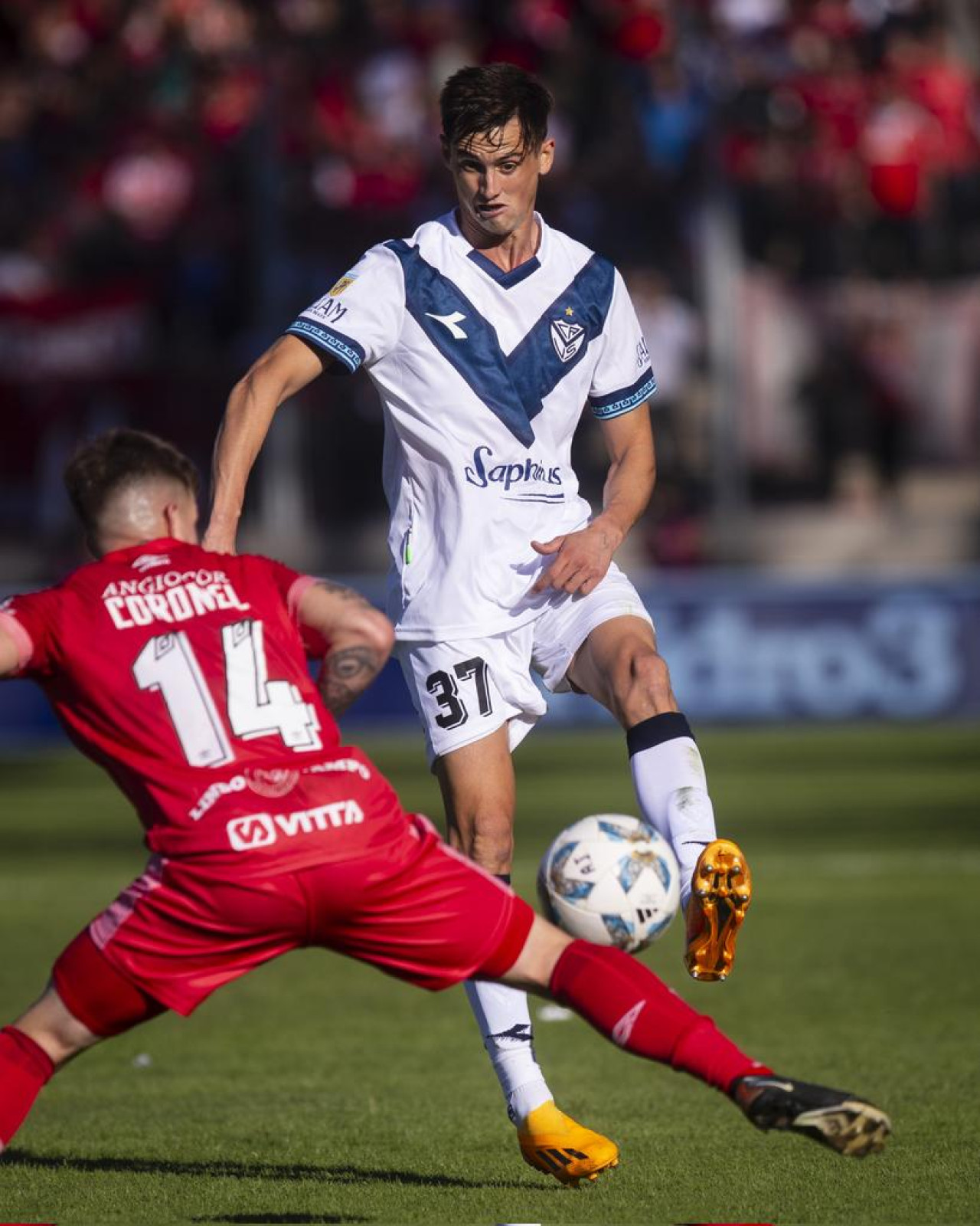 Argentinos Juniors vs Vélez. Foto: NA