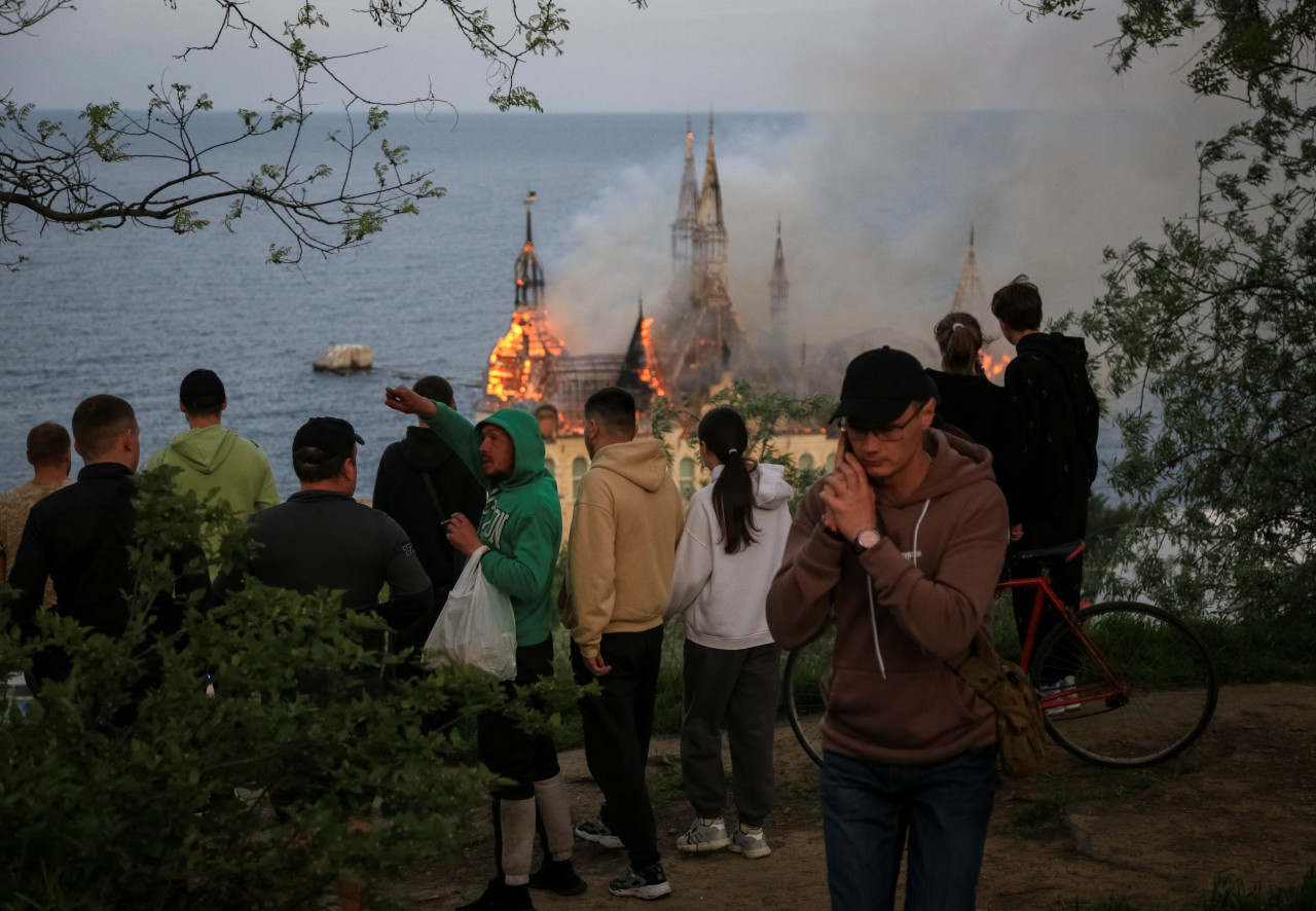 Ataque ruso a Odesa. Foto: Reuters.