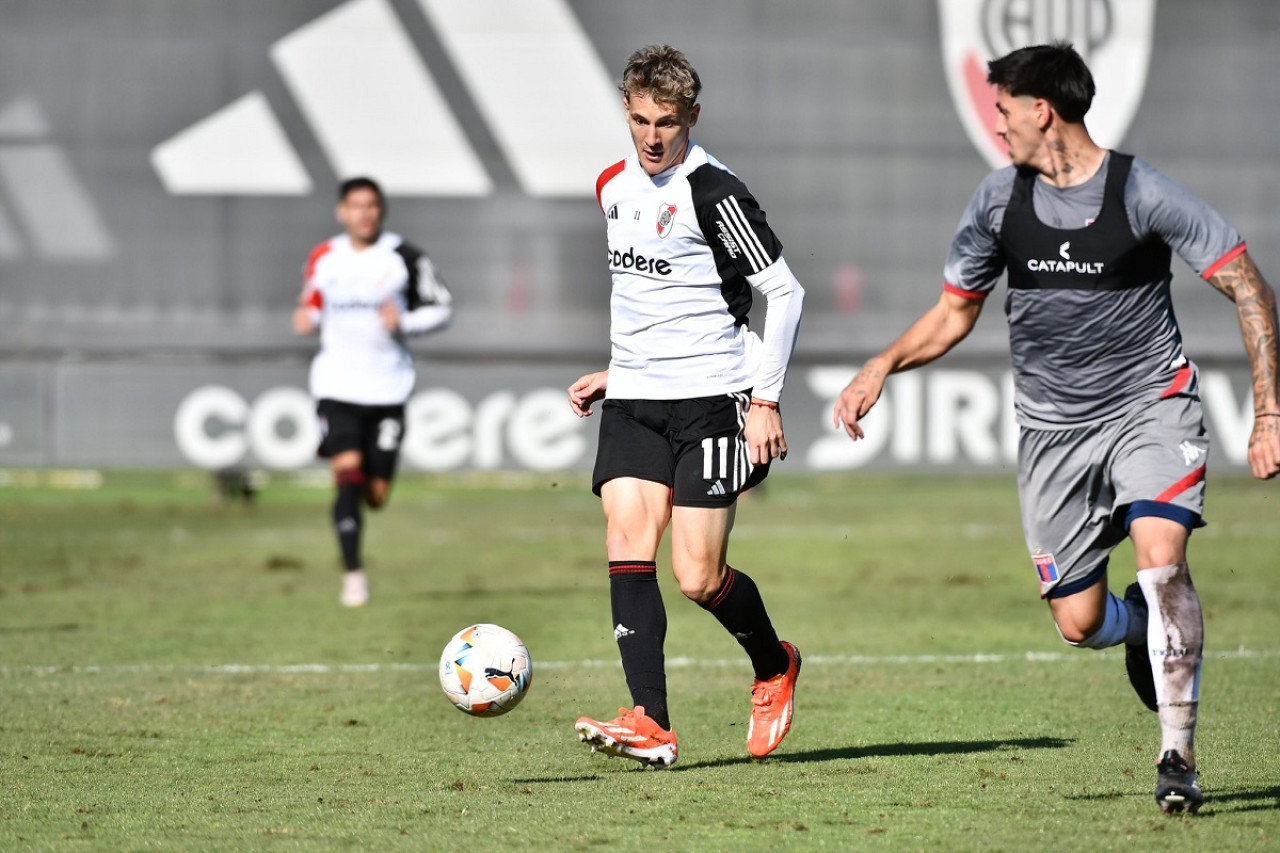 Facundo Colidio; River vs. Tigre; amistoso. Foto: X @RiverPlate.