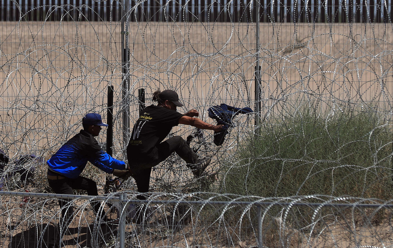 Frontera México-Estados Unidos; migrantes. Foto: EFE