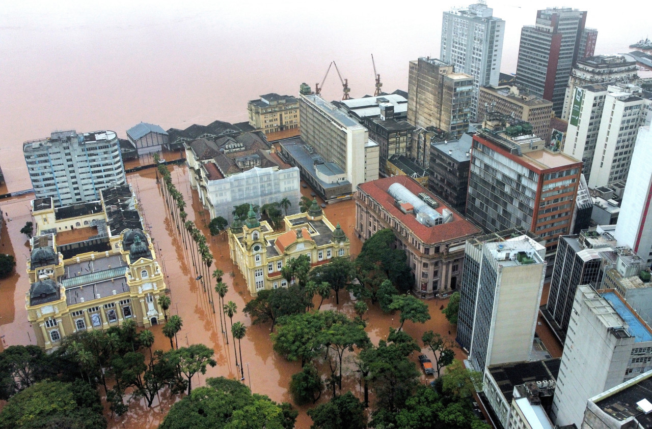 Inundaciones en Brasil. Foto: REUTERS.