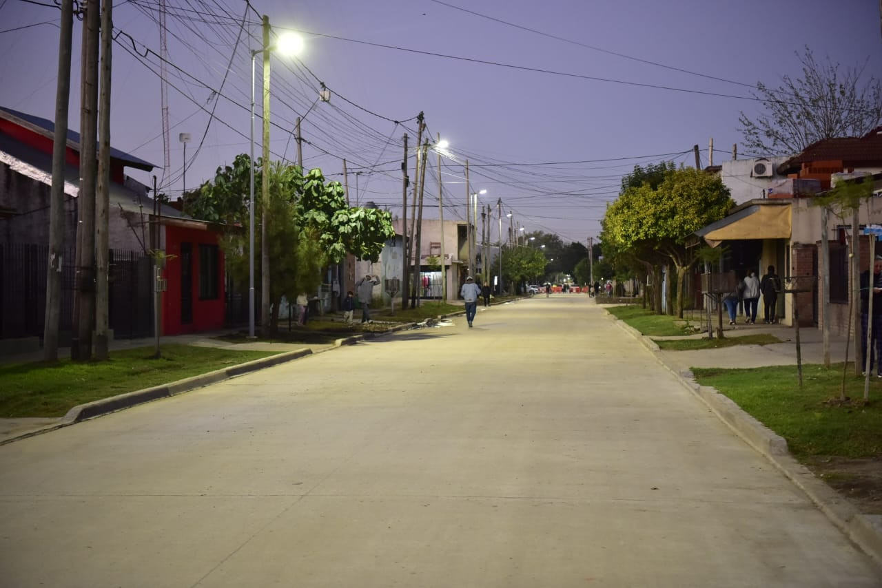 Leo Nardini inauguró una nueva obra en Grand Bourg. Foto: Prensa.