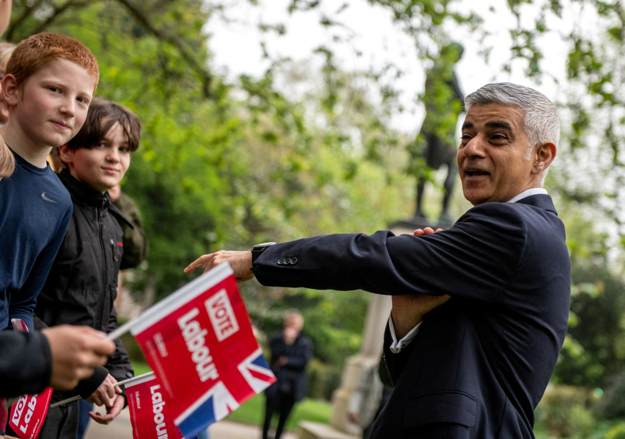 Sadiq Khan, alcalde de Londres. Foto: REUTERS.