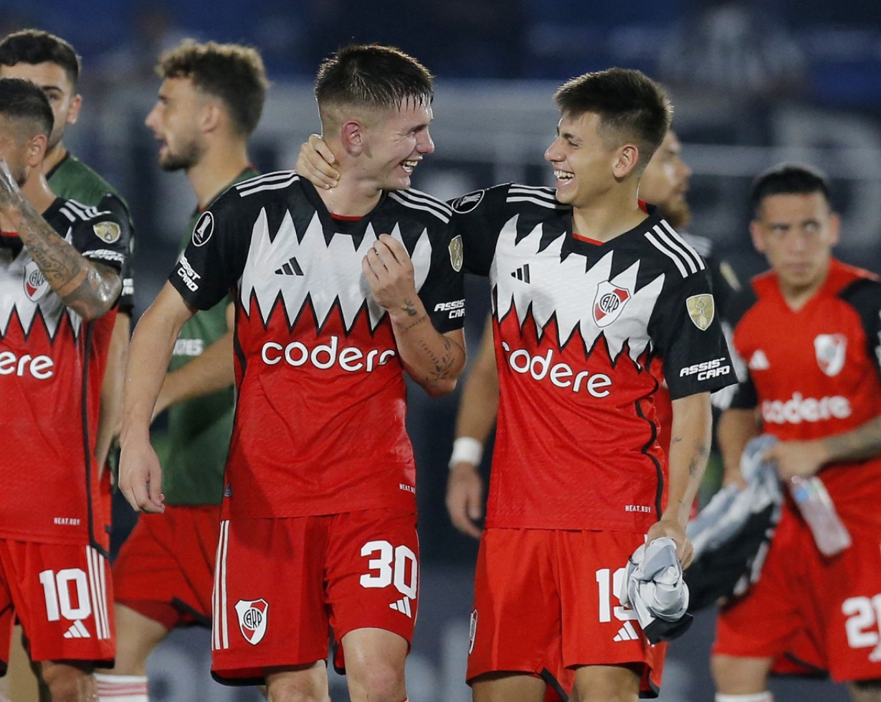 Franco Mastantuono; Claudio Echeverri; River Plate; Copa Libertadores. Foto: Reuters.