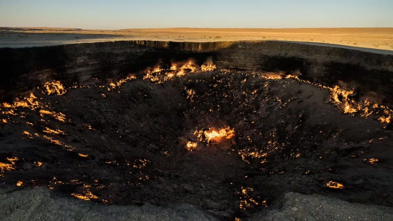 "Las puertas del infierno", en Turkmenistán. Foto: Instagram/ @george_korounis