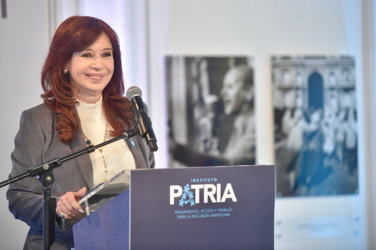 Cristina Kirchner, en el Instituto Patria