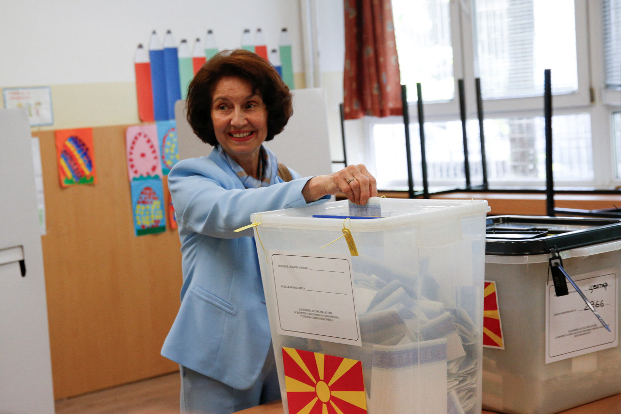 Gordana Siljanovska-Davkova. Foto: REUTERS.