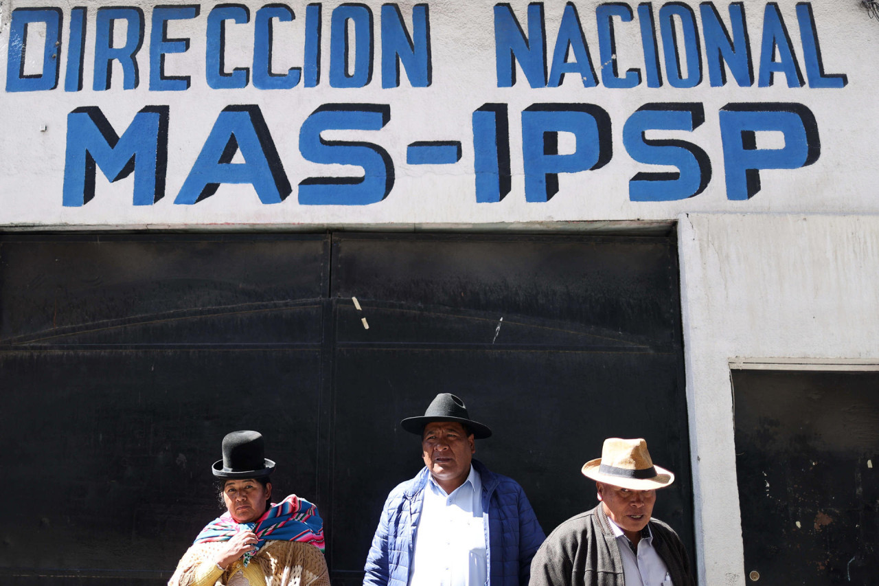 Dirección nacional del Movimiento Al Socialismo. Foto: EFE