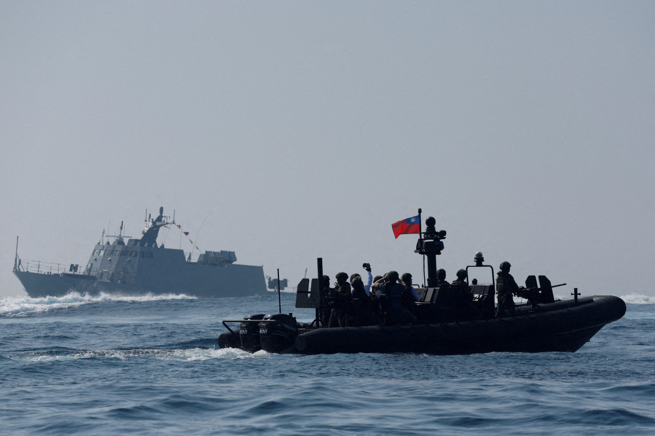 Barcos de Taiwán. Foto: Reuters.