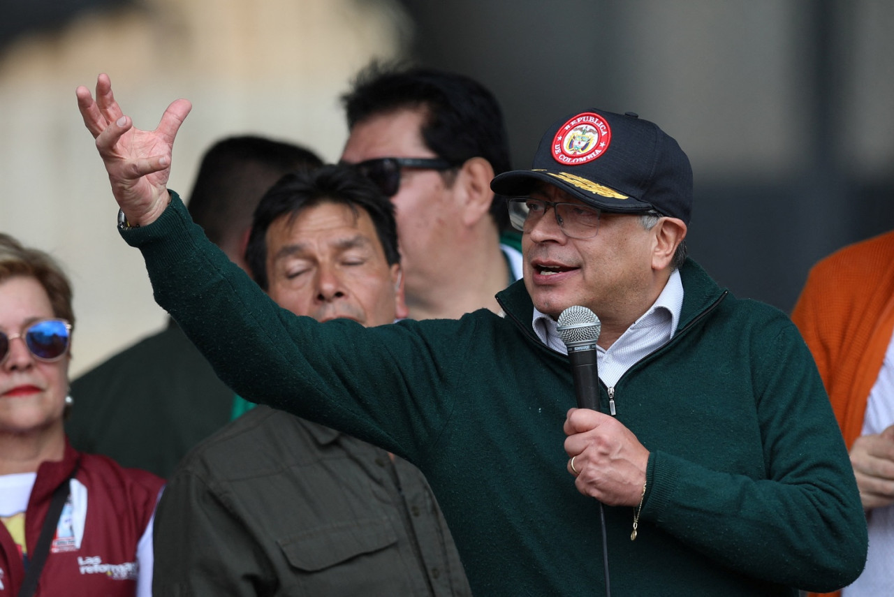 Gustavo Petro, presidente de Colombia. Foto: Reuters