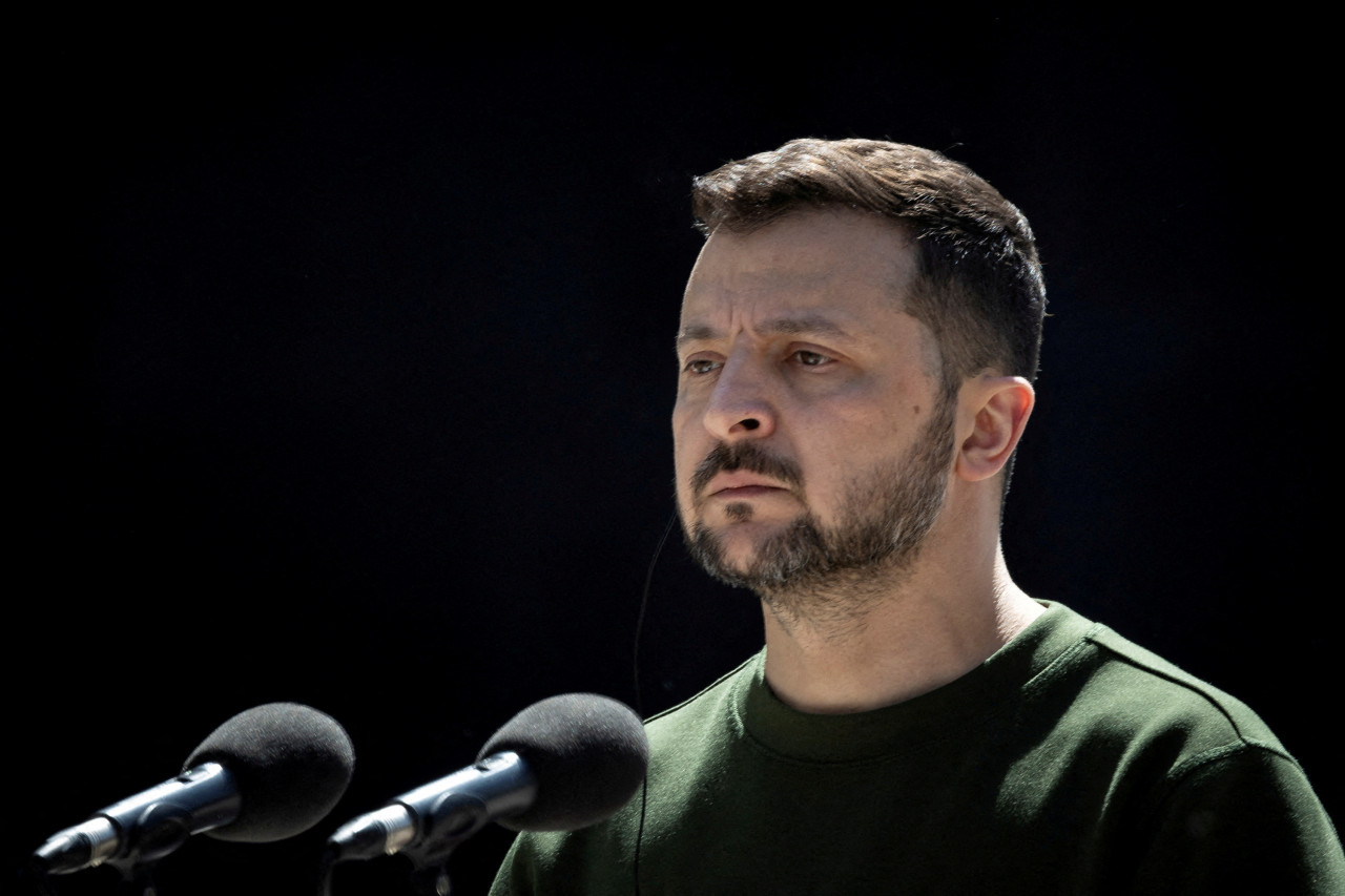 Volodimir Zelenski, presidente de Ucrania. Foto: Reuters.