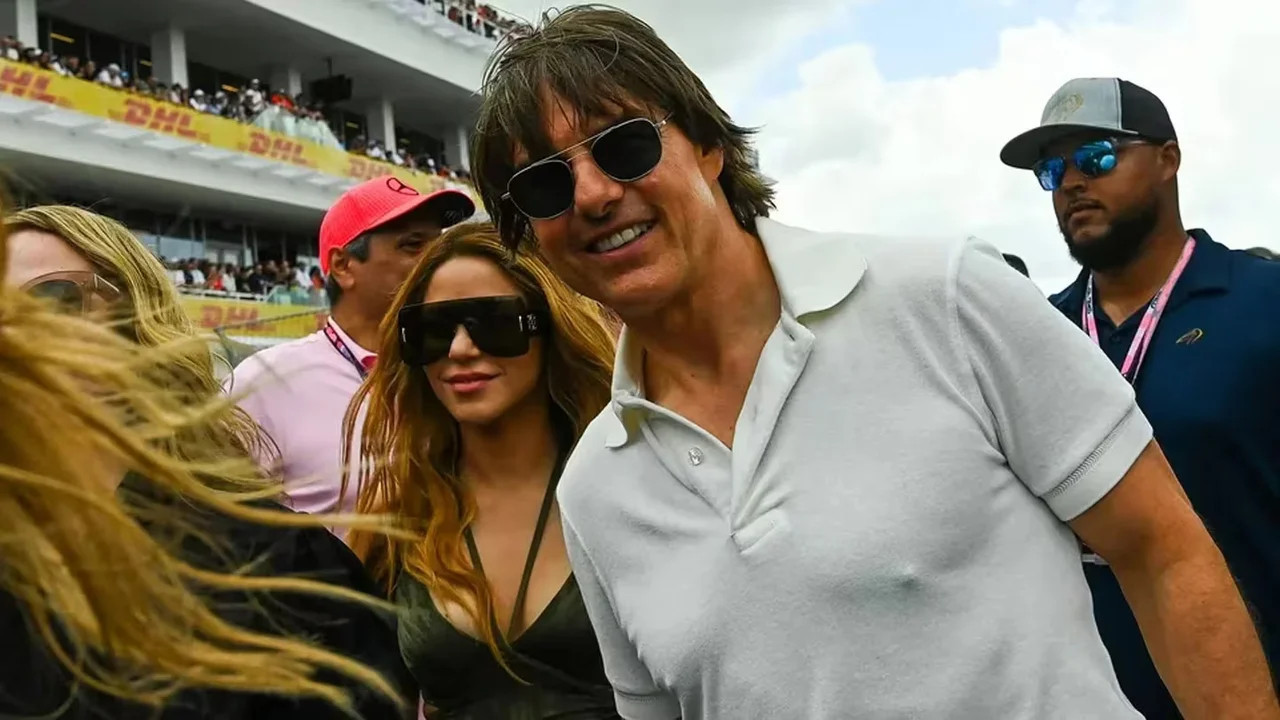 Shakira y Tom Cruise. Foto: NA