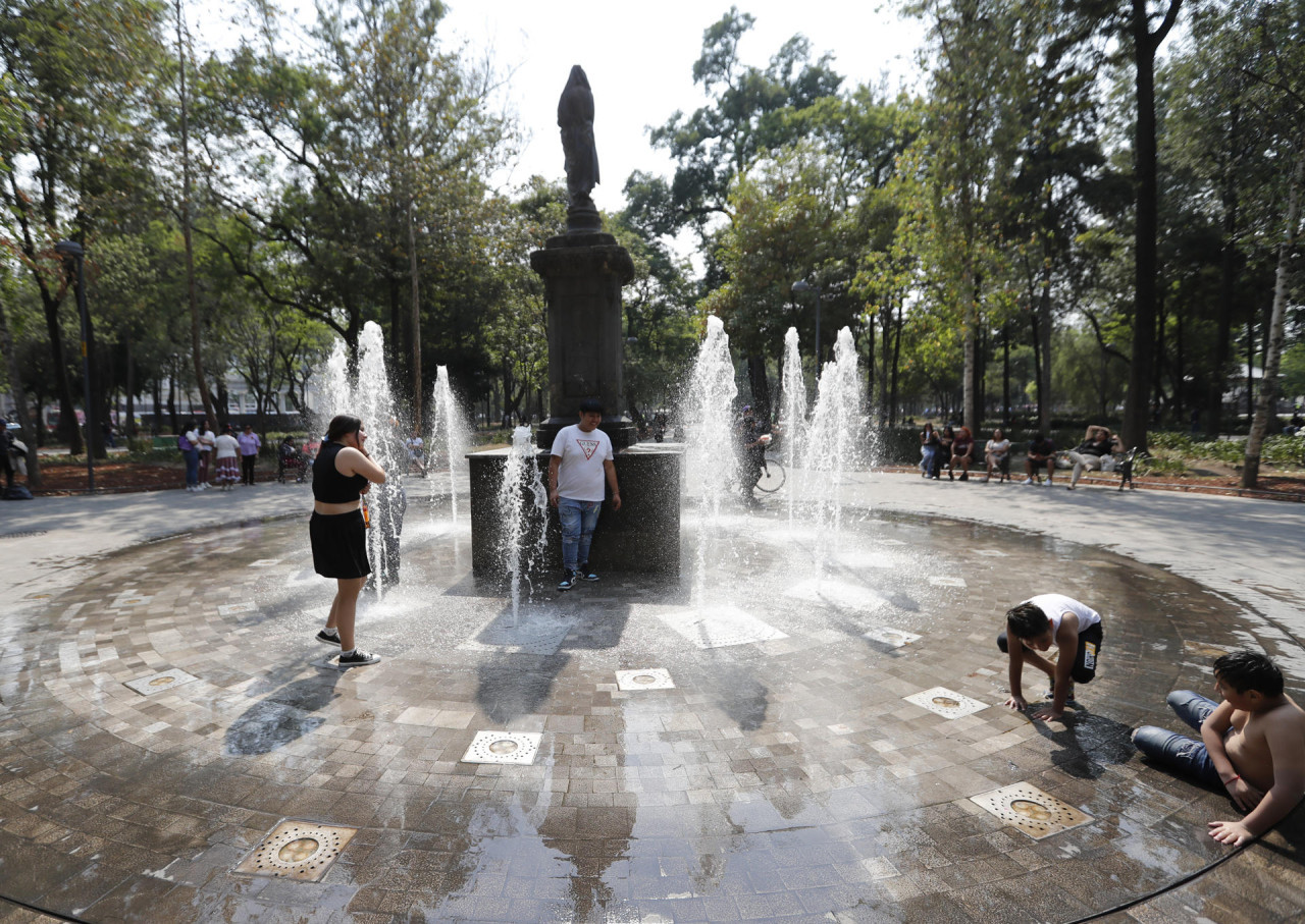 Ola de calor en México. Foto: EFE