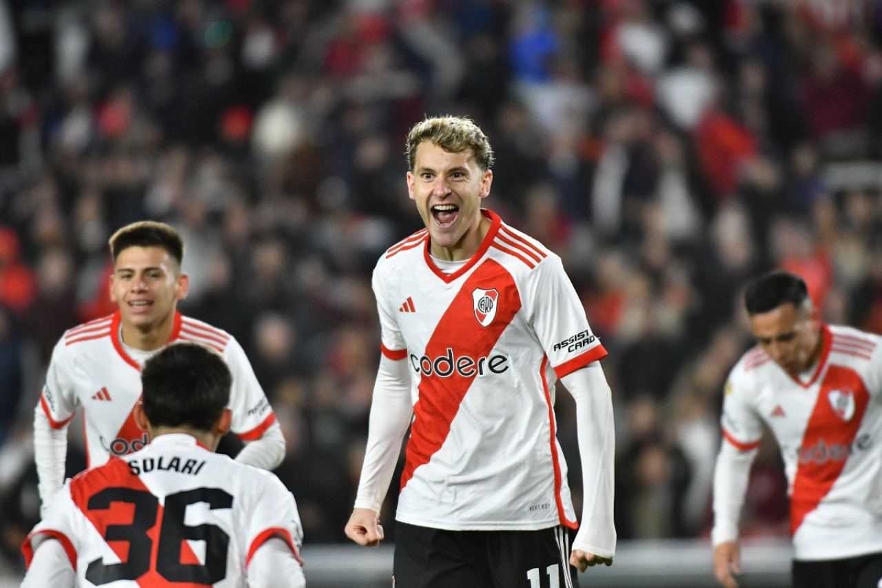 Facundo Colidio; River Plate vs. Central Córdoba. Foto: NA.