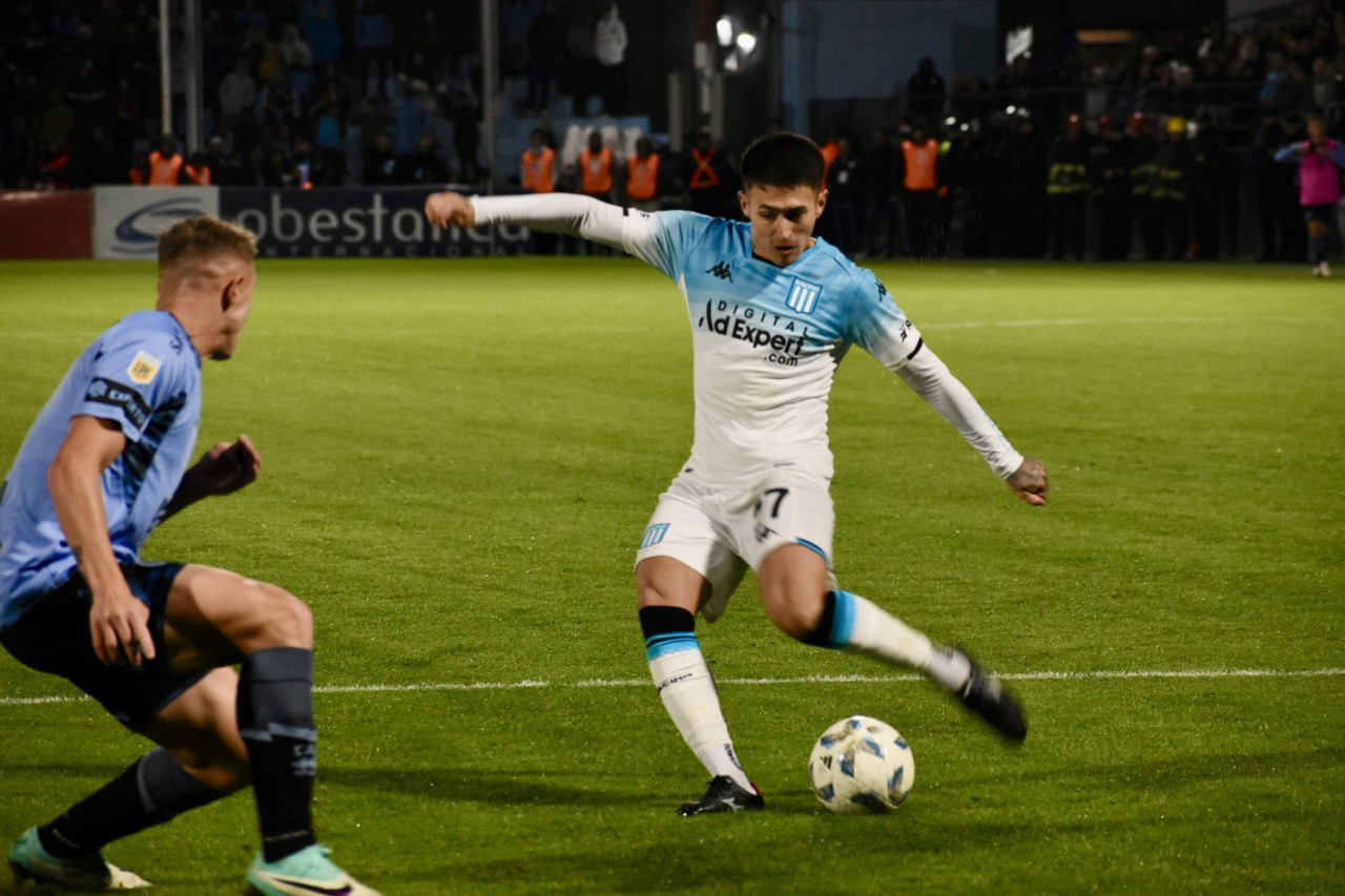 Belgrano vs Racing. Foto: X @RacingClub