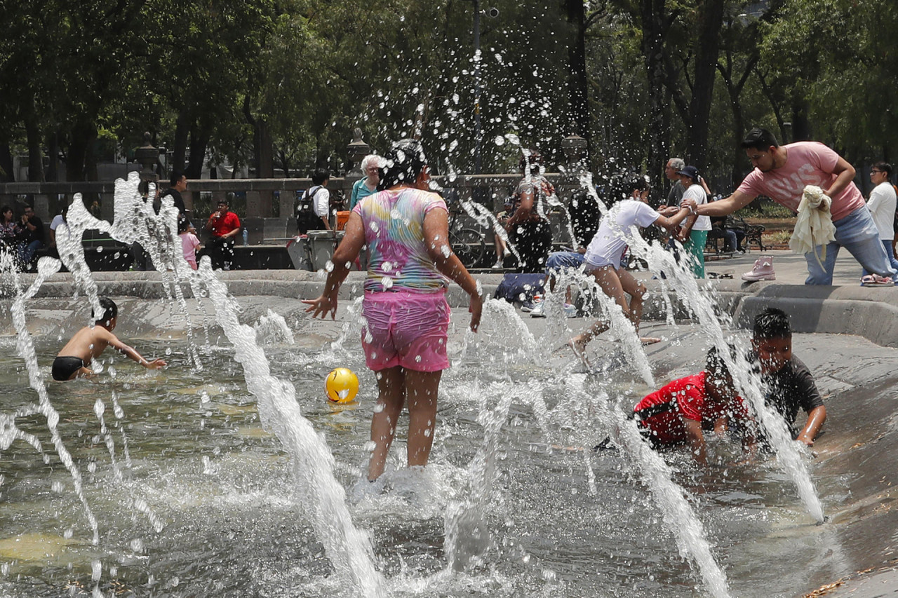 Ola de calor en México. Foto: EFE