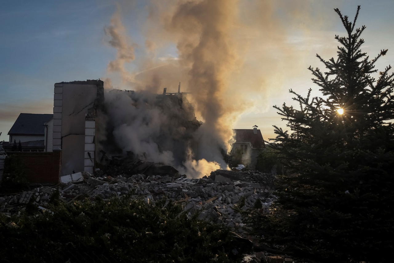 Destrucción en Járkov. Foto: Reuters.