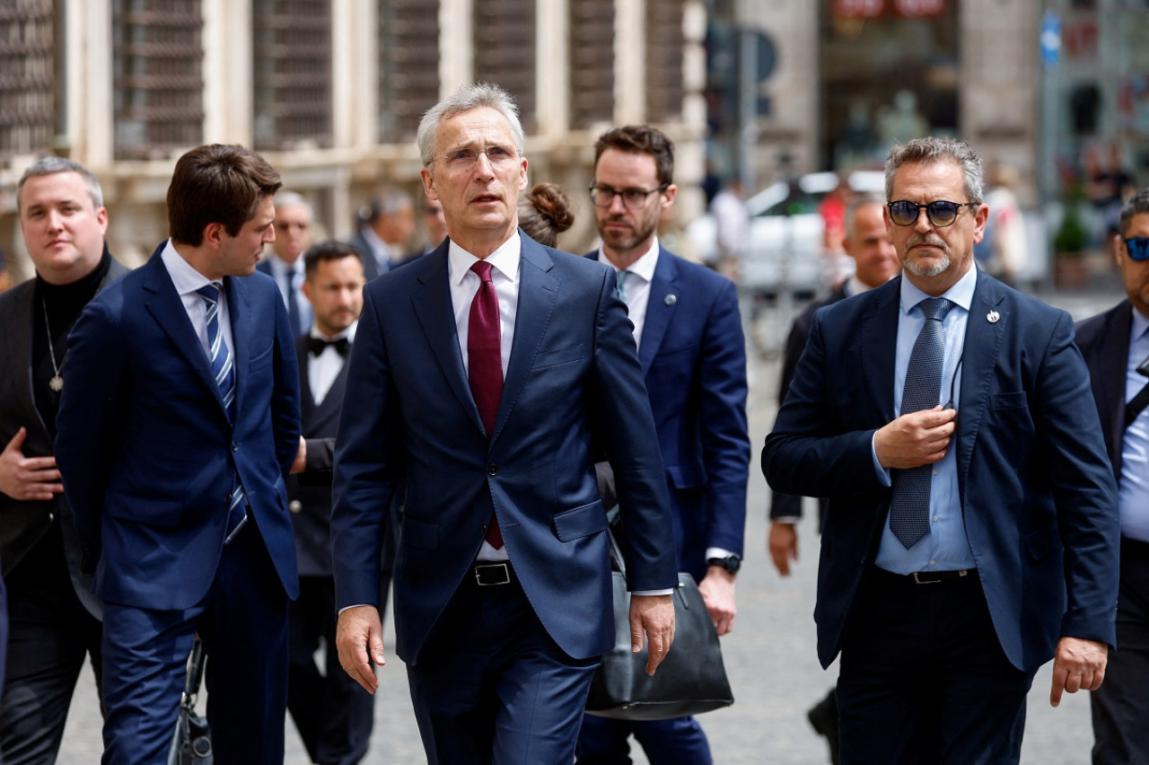 Jens Stoltenberg, secretario general de la OTAN. Foto: Reuters.