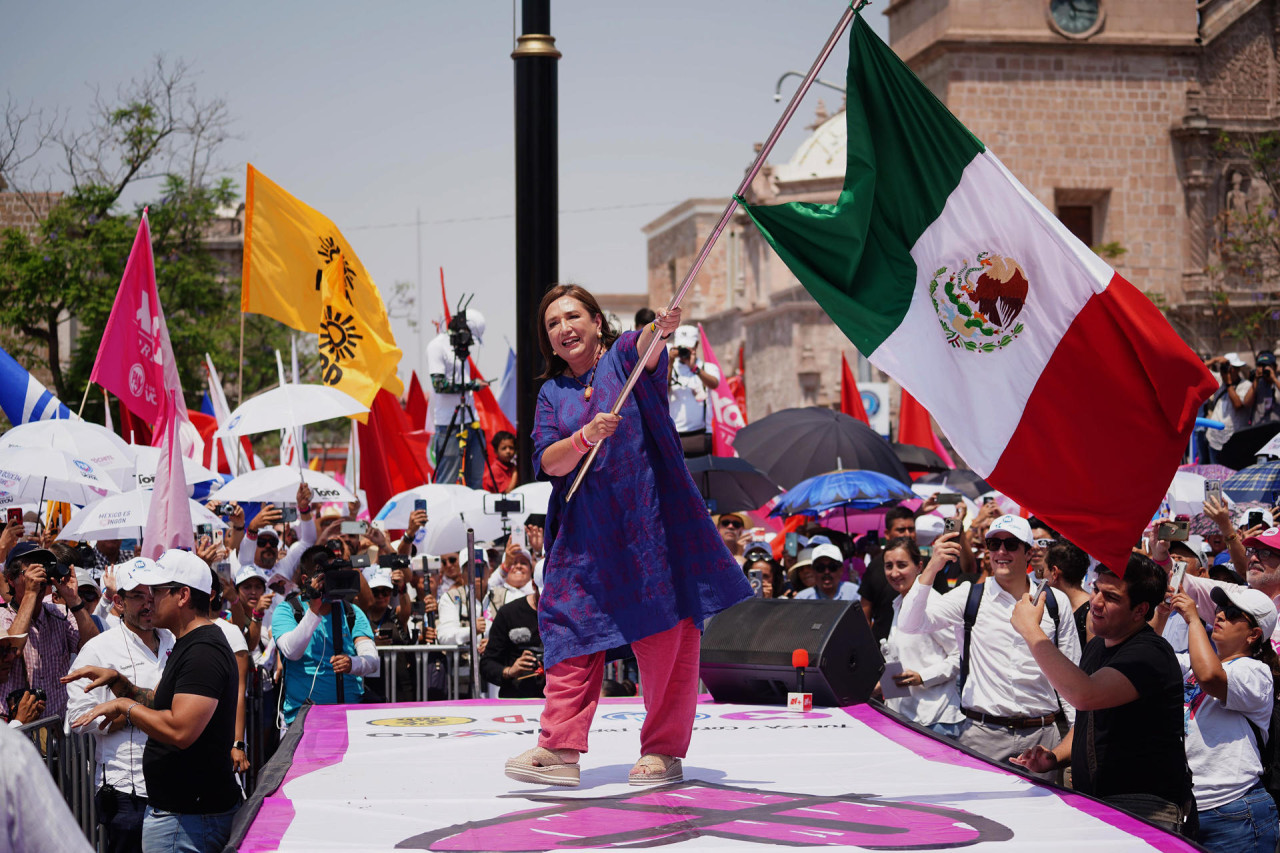 Xóchitl Gálvez, candidata opositora de México. Foto: EFE