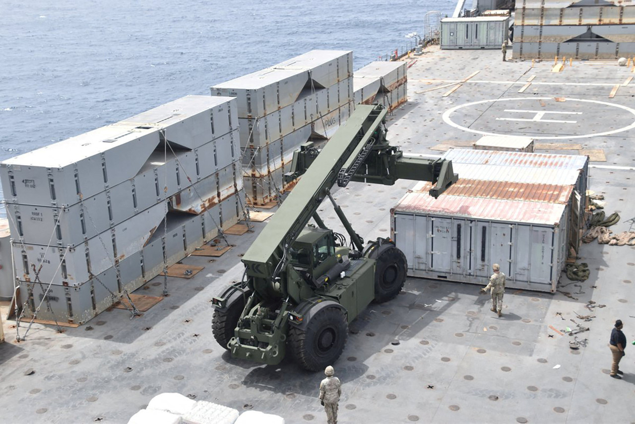 JLOTS, El Sistema De Puerto Temporal Del Ejército De Estados Unidos. Foto: Reuters