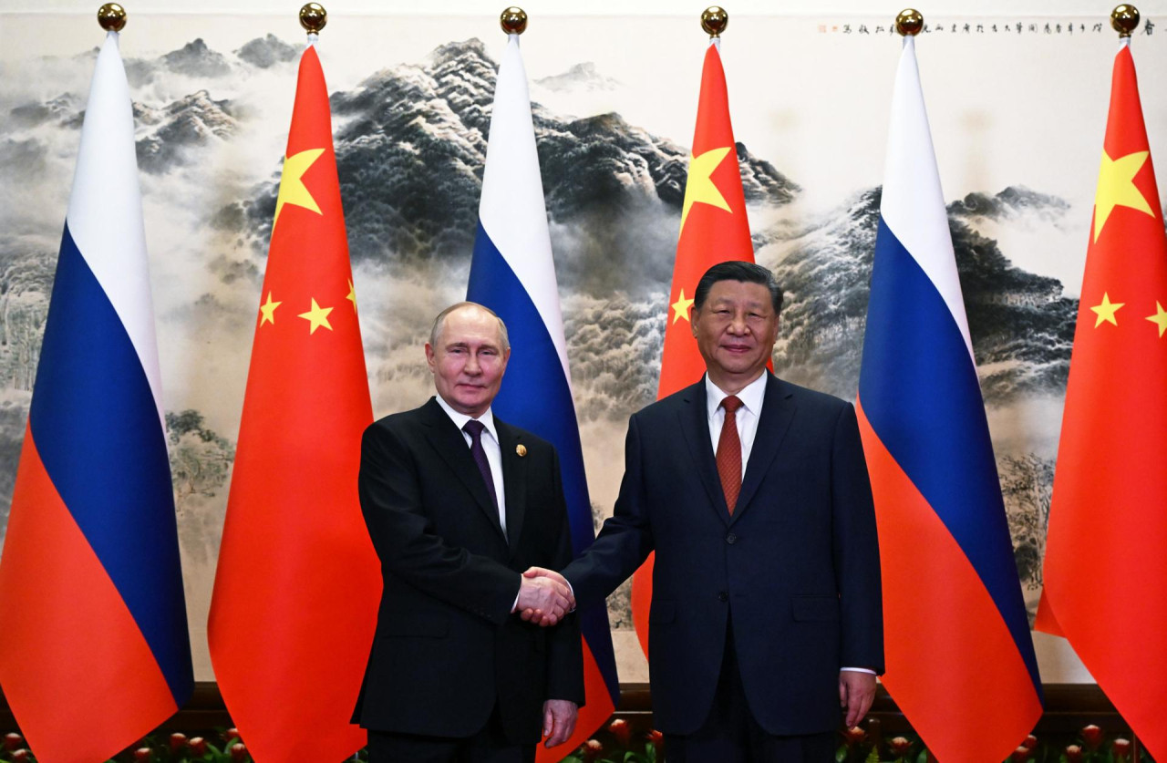 Vladimir Putin y Xi Jinping. Foto: EFE.