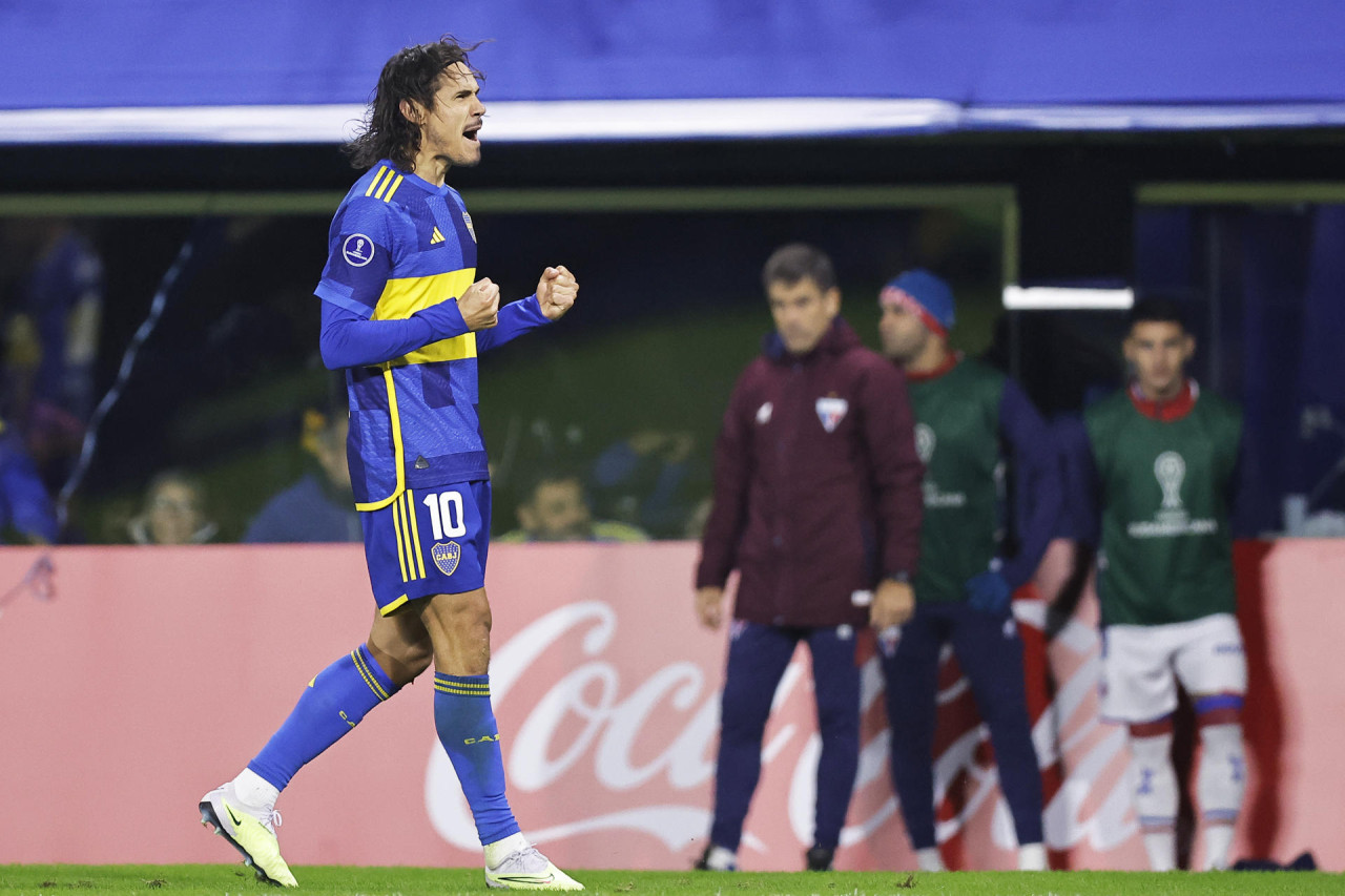 Edinson Cavani, Boca. Foto: EFE.