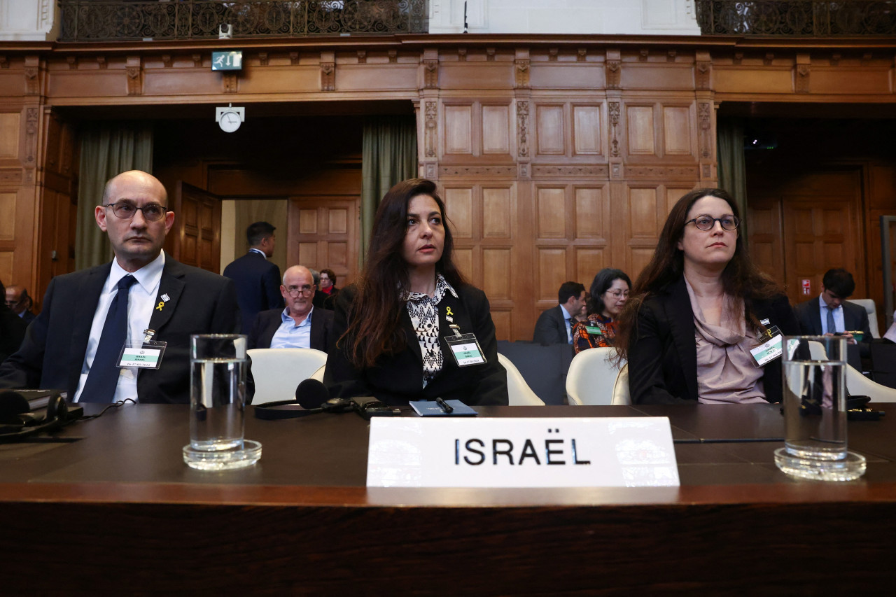 Denuncia de Sudáfrica contra Israel en la CIJ. Foto: Reuters