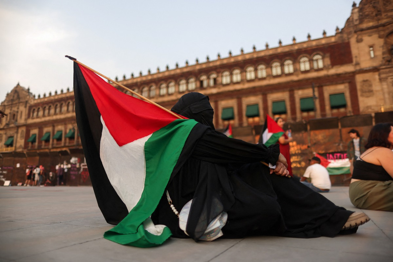 Protestas; Palestina. Foto: Reuters.