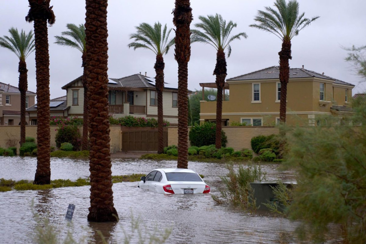 Inundaciones en Florida. Foto: EFE