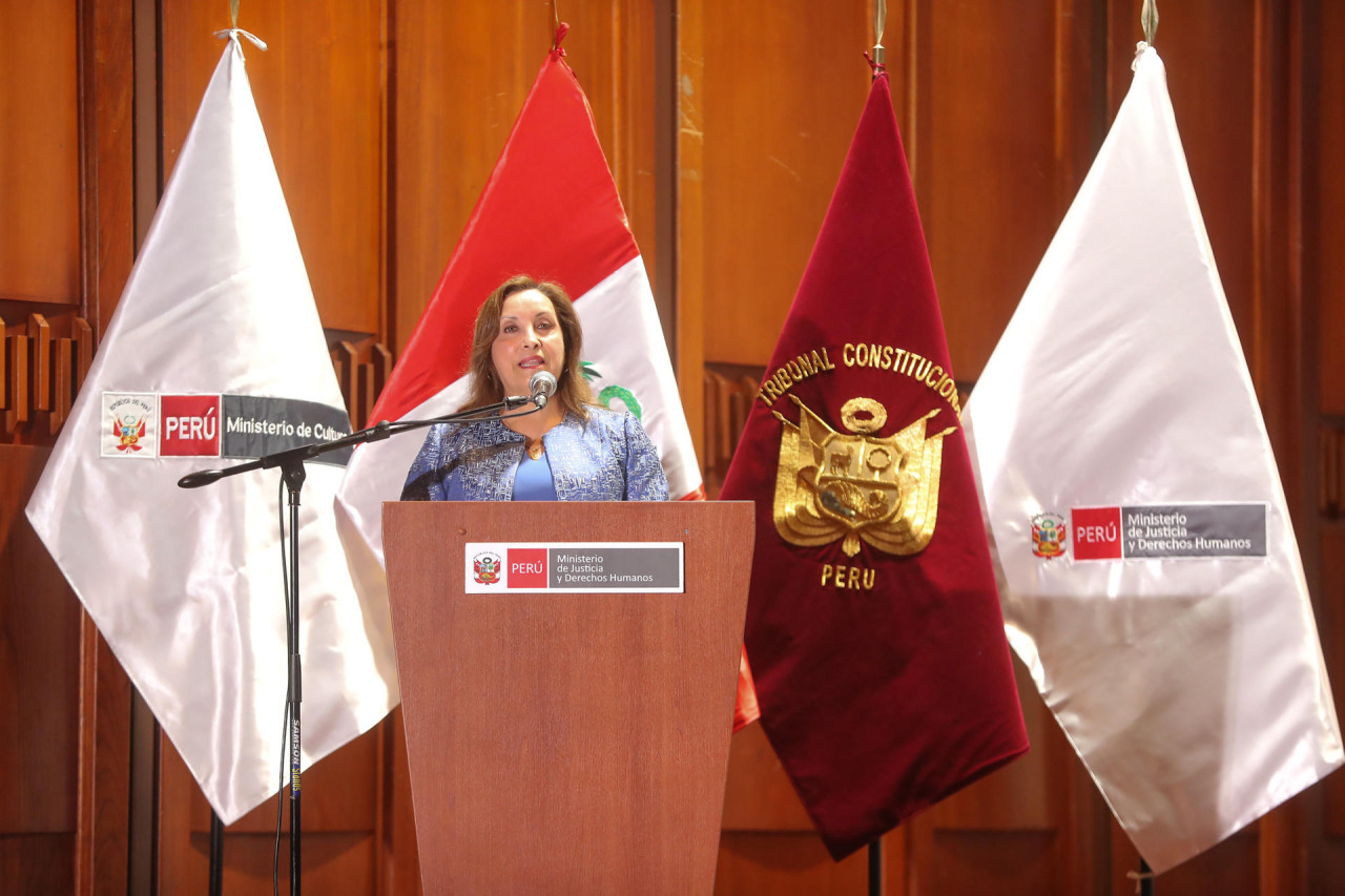 Dina Boluarte, Perú. Foto: EFE