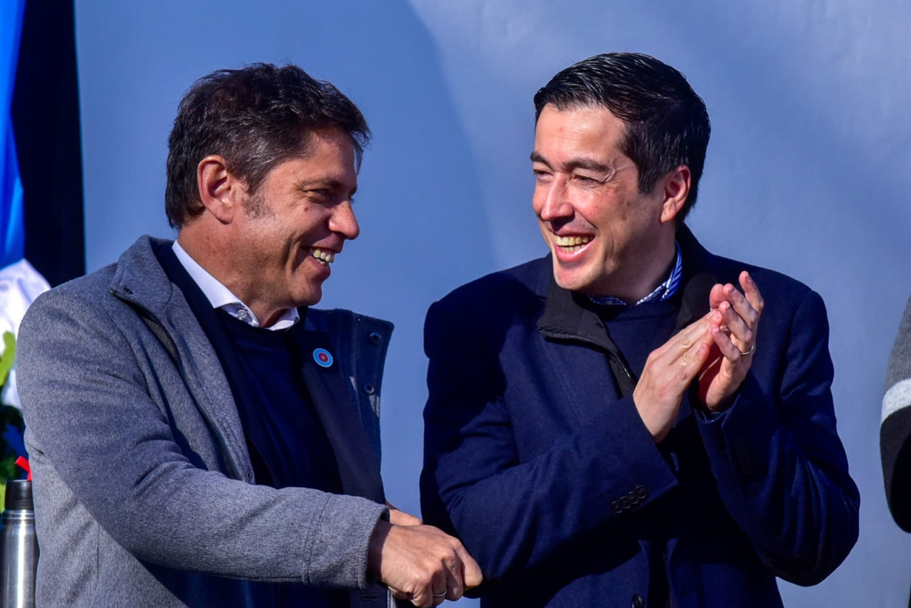 Nardini y Kicillof inauguraron nuevas aulas en una escuela de Los Polvorines.