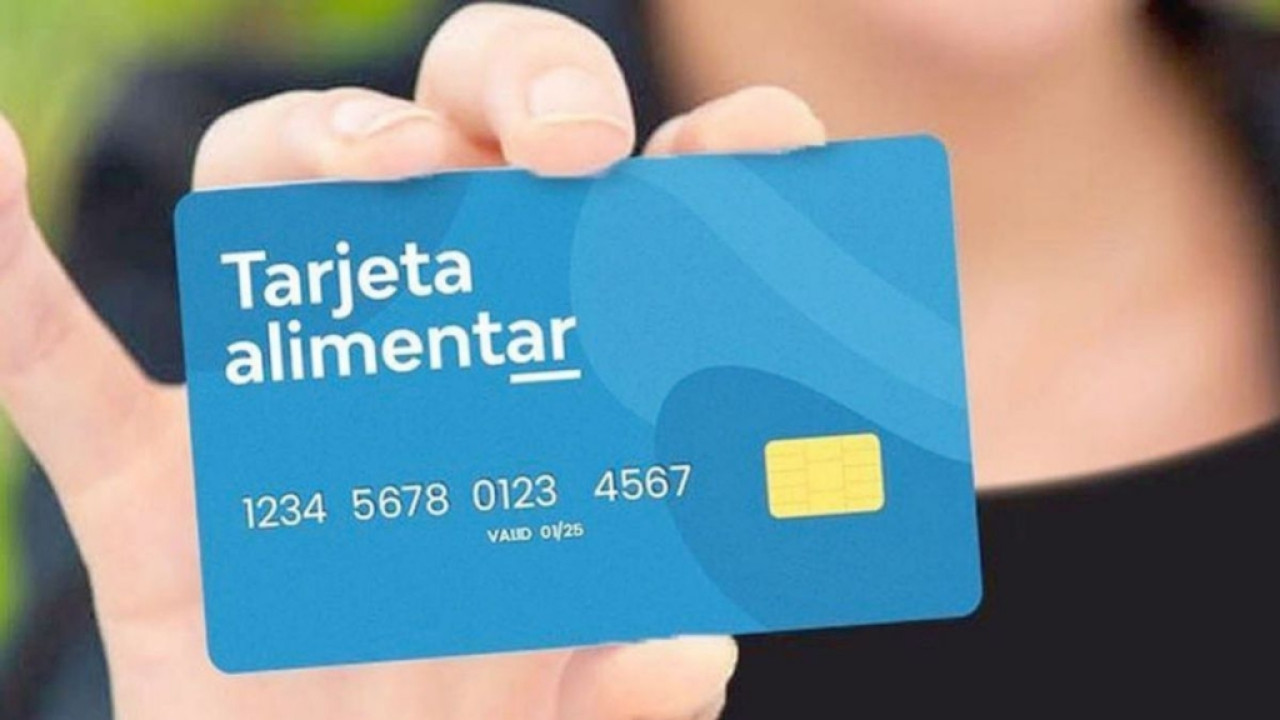 Tarjeta Alimentar. Foto: redes sociales